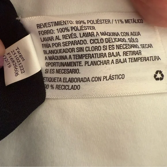 Anna Sui for Target Retro Metallic Mini Shift Dress Size 1X - Picture 7 of 9